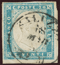 1861-1863 (006) REGNO n. 15ef USATO