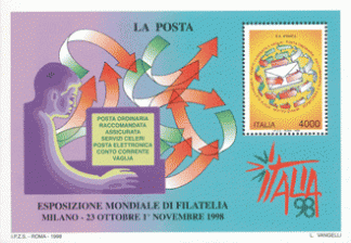 1998 FOGLIETTO POSTE