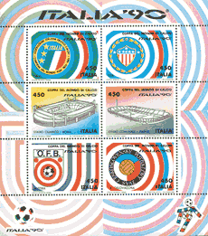 1990 FOGLIETTO ITALIA 90