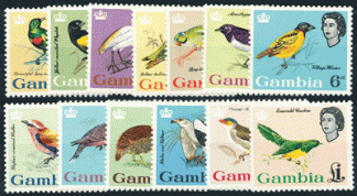 GAMBIA 1963 - UCCELLI