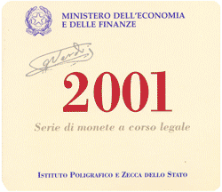 2001 -Italia divisionale Ultima emissione in lire