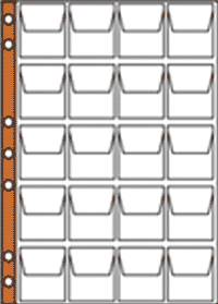 INSERTO UNI 20 CASELLE