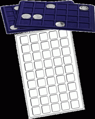 VASSOI TAB L  BLU IN CONFEZIONE DA DUE PEZZI- LEUCHTTURM