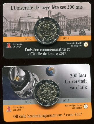 2017 BELGIO - UNIVERSITA DI LIEGI - VERSIONE OLANDESE E FRANCESE