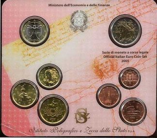2005 Divisionale Euro Italia  - 8 Valori