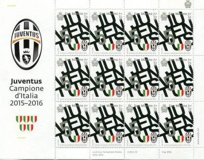 2016 MINIFOGLIO JUVENTUS CAMPIONE 2016 esaurito!!!