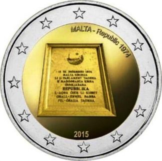 2015 MALTA - Proclamazione della Repubblica di Malta 1974