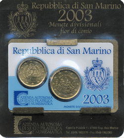 2003 - Miniserie ufficiale San Marino