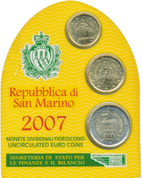 2007 - Miniserie ufficiale San Marino