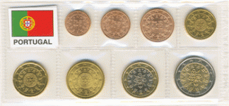 2008 PORTOGALLO BLISTER con 2 euro comm.