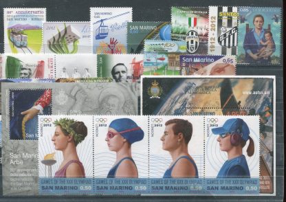 2012 (ANN. CPL) Francobolli San Marino 2012