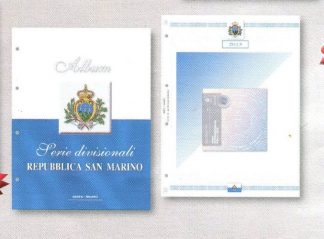 FOGLI PER SERIE DIVISIONALI CON ARGENTO SAN MARINO 2002-2021 - ABAFIL