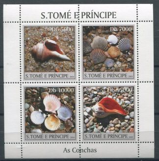S.TOME E PRINCIPE 2004 -CONCHIGLIE