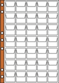 INSERTO UNI 35 CASELLE