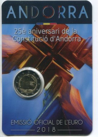 2018 ANDORRA-  ANNIVERSARIO DELLA COSTITUZIONE