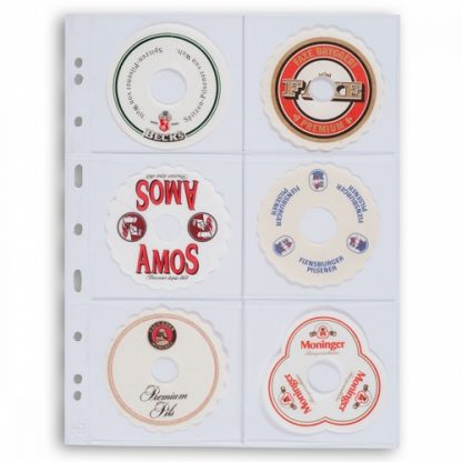 FOGLI GRANDE PER ALBUM SOTTOBICCHIERI BIRRA - CONFEZIONE DA 5 - immagine 2