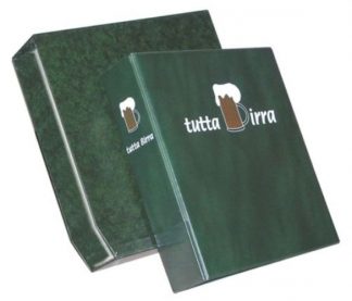 ALBUM " TUTTA BIRRA " CON 20 FOGLI A 6 TASCHE