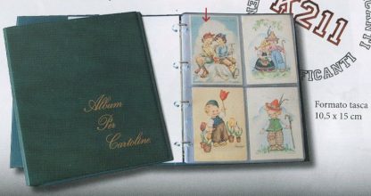 INSERTI A 4 TASCHE PER ALBUM CARTOLINE GRANDE - MASTERPHIL