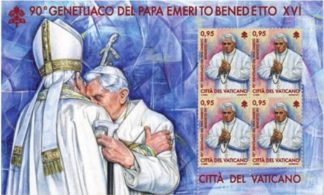2017 MINIFOGLIO 90° GENETLIACO PAPA BENEDETTO XVI
