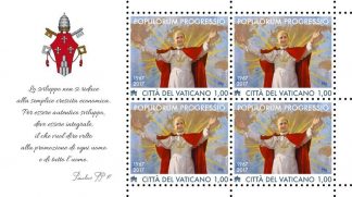 2017 MINIFOGLIO 50°Anniversario dell’enciclica «Populorum Progressio»