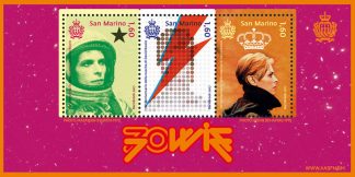 2017 FOGLIETTO 70° NASCITA DAVID BOWIE