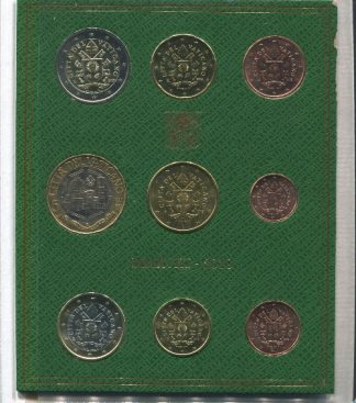 2018 Divisionale Vaticano con 5 euro bimetallico - Prima emissione