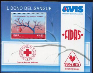 2015 FOGLIETTO  GIORNATA MONDIALE DEL DONATORE DI SANGUE