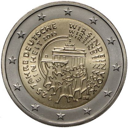 2015 GERMANIA -  25° RIUNIFICAZIONE zecca casuale