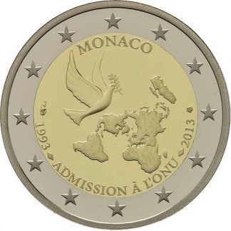 2013 Monaco 2 euro - 20° ammissione all' ONU