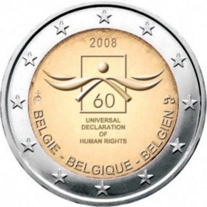 2008 Belgio - 60° dichiarazione universale diritti dell' uomo