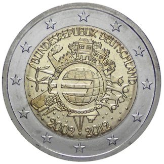 2012 Germania - Decennale 5 zecche
