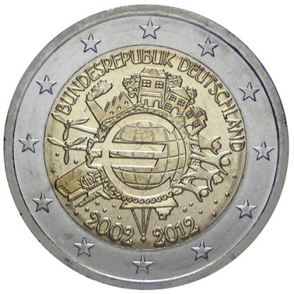 2012 Germania - Decennale 5 zecche