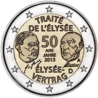 2013 Germania - Trattati dell' Eliseo zecca casuale