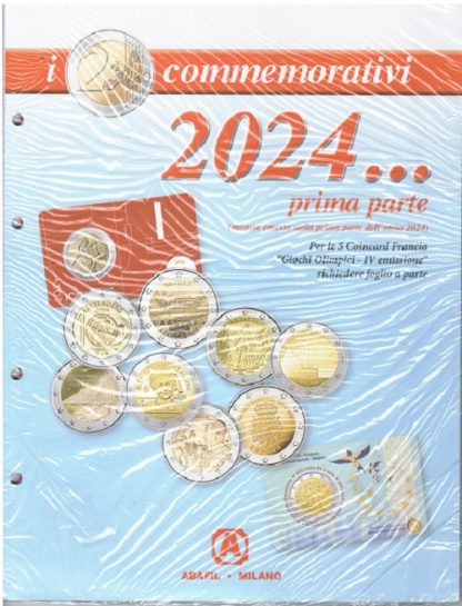 FOGLI PER 2 EURO COMMEMORATIVI - ABAFIL - immagine 5