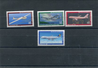 GERMANIA 1980 AEREI UNIF.888/91