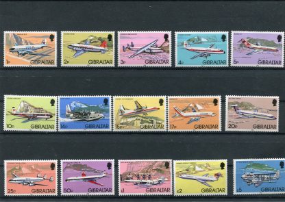 GIBILTERRA 1982 AEREI UNIF.439/53