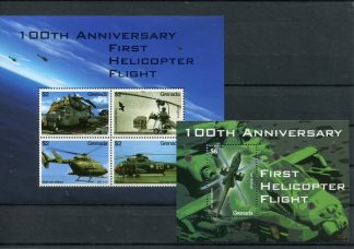 GRENADA 2007 ELICOTTERI YV.4991/94+BF714