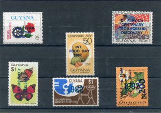 GUYANA 1982 ALIMENTAZIONE YV.729/34