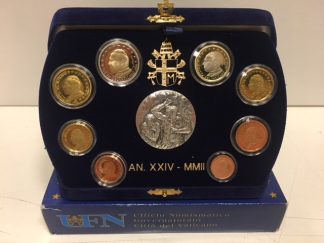 2002 Vaticano - Prima emissione in euro dedicata a  Papa Giovanni Paolo II