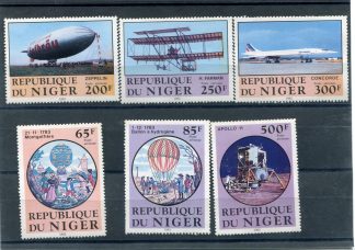 NIGER 1983 AEREI E DIRIGIBILI YV.A307/312
