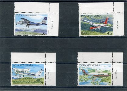 PAPUA NUOVA GUINEA 1987 AEREI YV.552/55