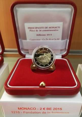 2015 Monaco 2 euro FS -1215°- Anniversario Fondazione Fortezza