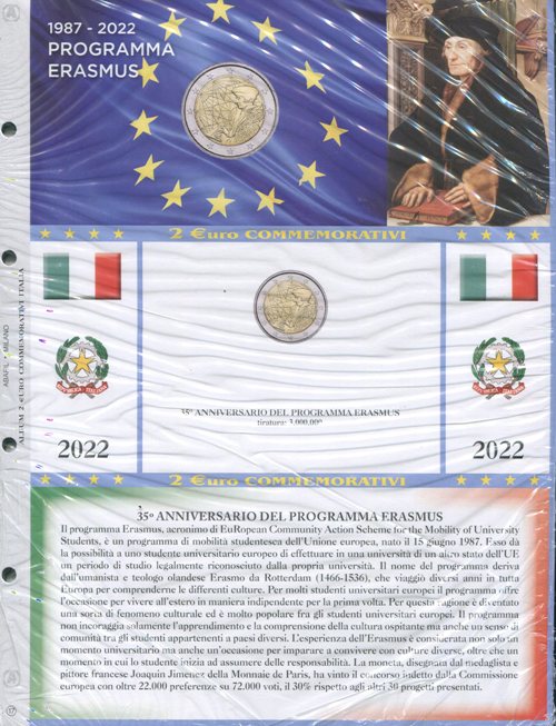 FOGLI PER 2 EURO COMMEMORATIVI - ABAFIL - RomanPhil - Filatelia,  numismatica Roma Vaticano