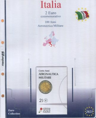 FOGLI PER 2 EURO ITALIA IN BLISTER E COINCARD - MASTERPHIL
