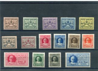 <b>1929 </b> (ANN.CPL) Francobolli Vaticano -  Pontificato di Pio XI