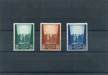 <b>1942 </b> (ANN.CPL.) Francobolli Vaticano - Pontificato di Pio XII