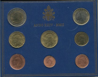 2002 - Prima emissione in euro dedicata a Papa Giovanni Paolo II