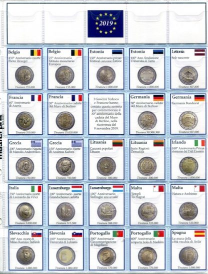 ALBUM 2 EURO JUNIOR CON FOGLI DAL 2016 AL 2023- MASTERPHIL - immagine 2