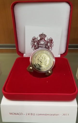 2011 Monaco 2 euro NOZZE in cofanetto