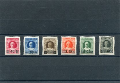 <b>1934 </b> (ANN.CPL.) Francobolli Vaticano - Pontificato di Pio XI